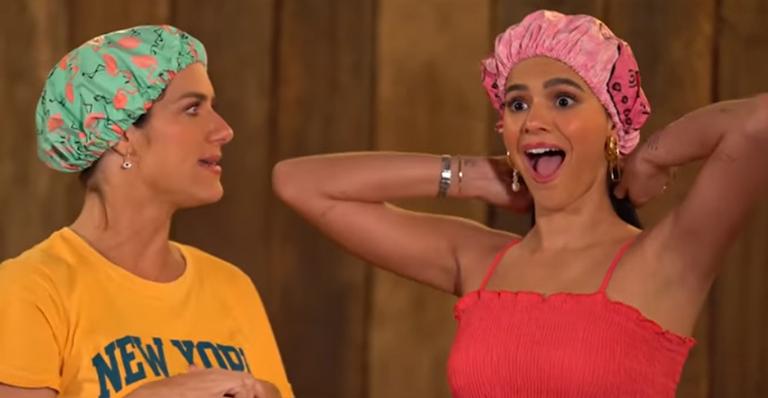 Bruna Marquezine fala sobre rinoplastia em brincadeira com Giovanna Ewbank