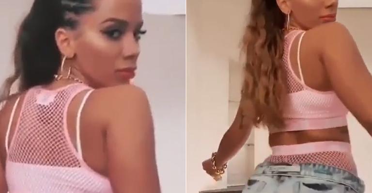 Anitta participa de desafio de Tati Zaqui e rebola ‘surtada’ em vídeo na web