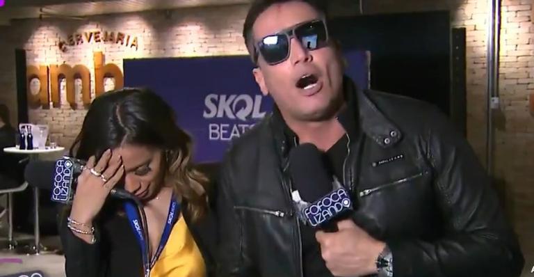 Anitta se incomoda durante entrevista ao vivo no ‘Fofocalizando’: ”Perguntas de m**da”