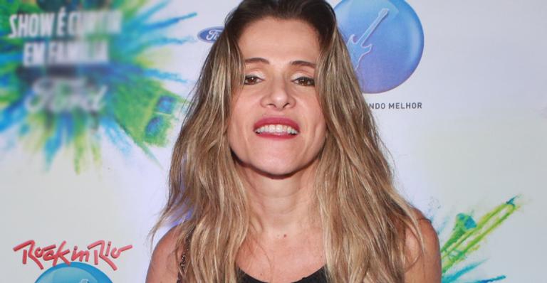 Ingrid Guimarães vai ao Rock in Rio com o marido em raríssima aparição do casal