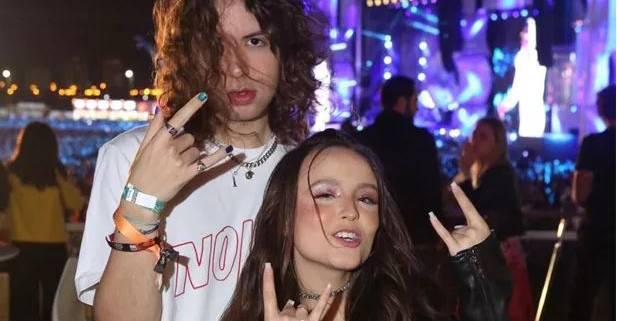 Lucas Jagger e Larissa Manoela requebram muito no Rock In Rio
