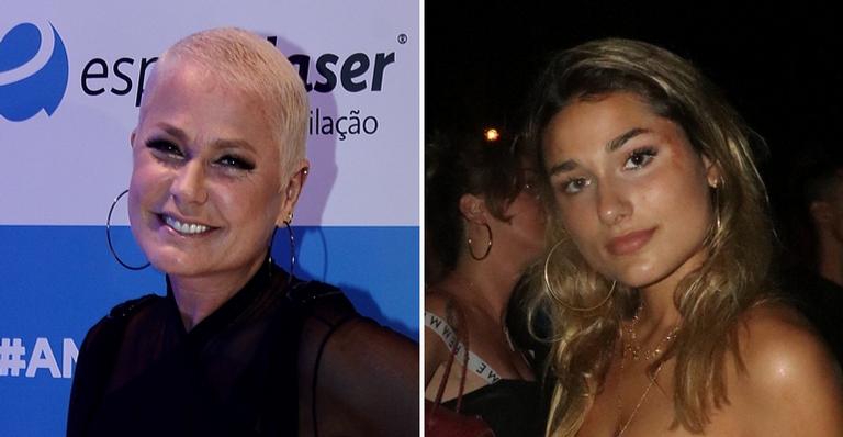 Xuxa e Sasha encaram horário de pico em transporte público: ”Busão lotado”