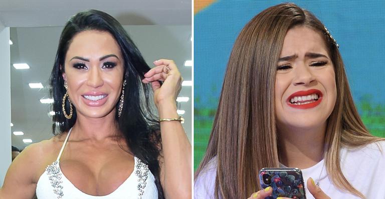 Gracyanne Barbosa coloca Maisa Silva contra a parede: ”Vergonha”
