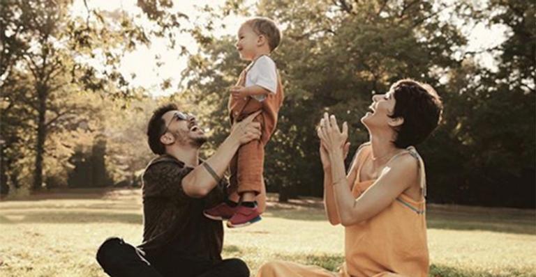 Junior Lima celebra o aniversário do filho com festa em parque de Nova York