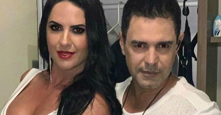 Zezé di Camargo e Graciele Lacerda fazem comemoração íntima e sertanejo é flagrado no banho