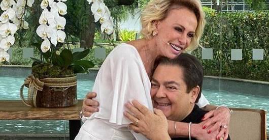 Após participação de Faustão no ‘Mais Você’ Ana Maria Braga se declara ao amigo na web