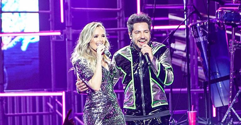 Thaeme e Thiago se divertem em gravação do novo DVD