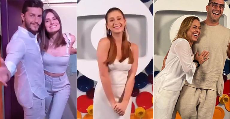 Famosos gravam a vinheta de final de ano da Globo