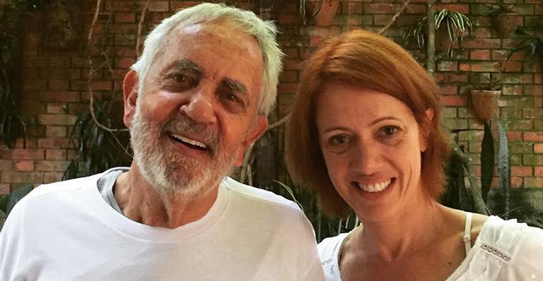 Bel Kutner emociona ao mostrar imagem rara de Paulo José, que sofre do Mal de Parkinson