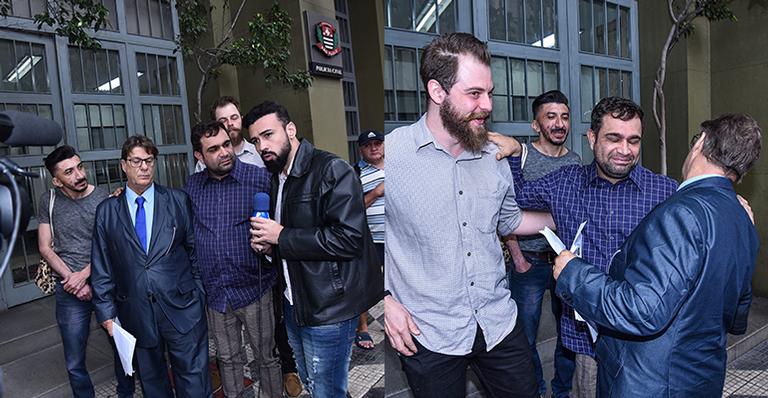 Evandro Santo presta depoimento após agressão em show