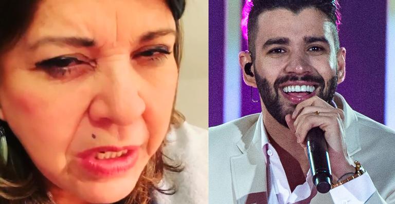 Roberta Miranda é barrada em show de Gusttavo Lima e se revolta: ”Você é asqueroso”