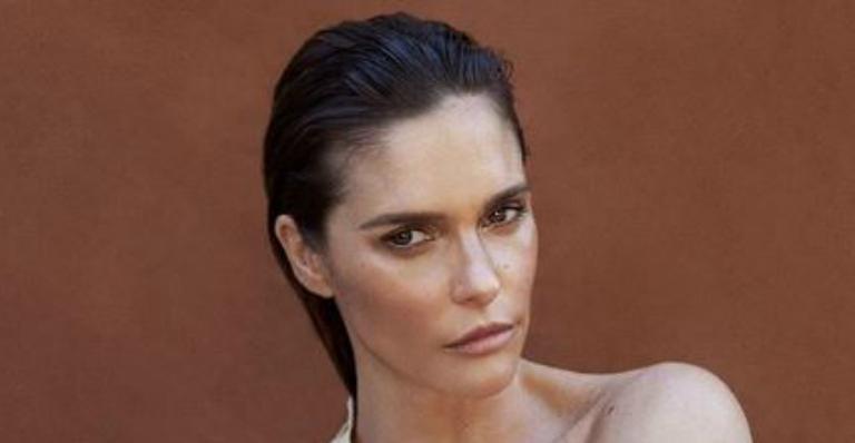 Fernanda Lima surpreende fãs com barrigão gigante à mostra em ensaio fotográfico