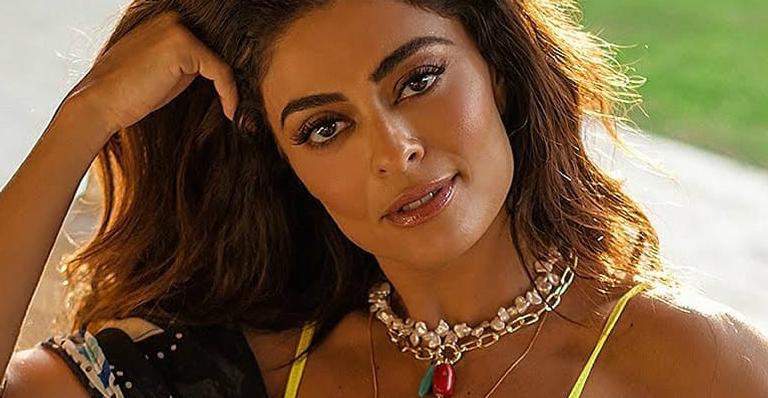 Aos 40 anos, Juliana Paes posa com biquíni asa-delta e ostenta corpão impecável