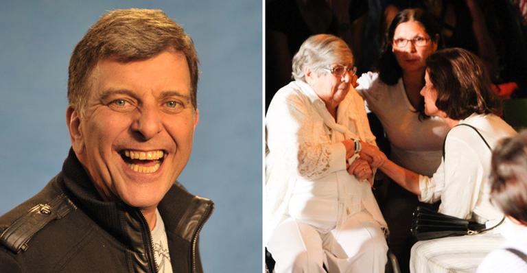 Marieta Severo consola mãe de Jorge Fernando em velório do diretor
