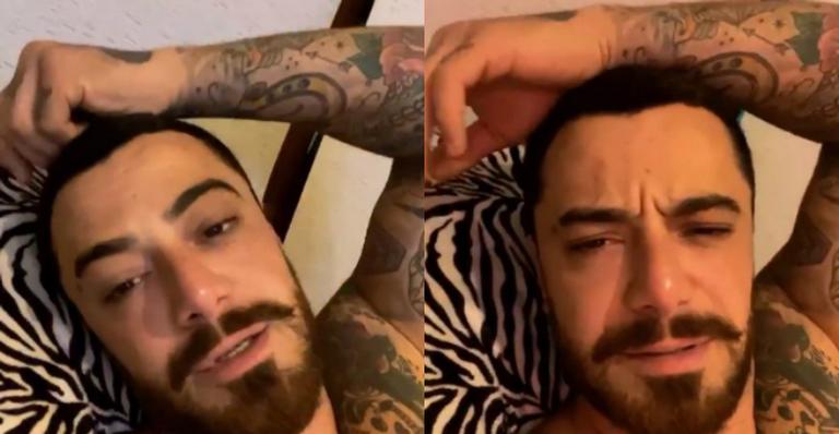 Mordido pelo cachorro, Felipe Titto leva 15 pontos e mostra o machucado nas redes