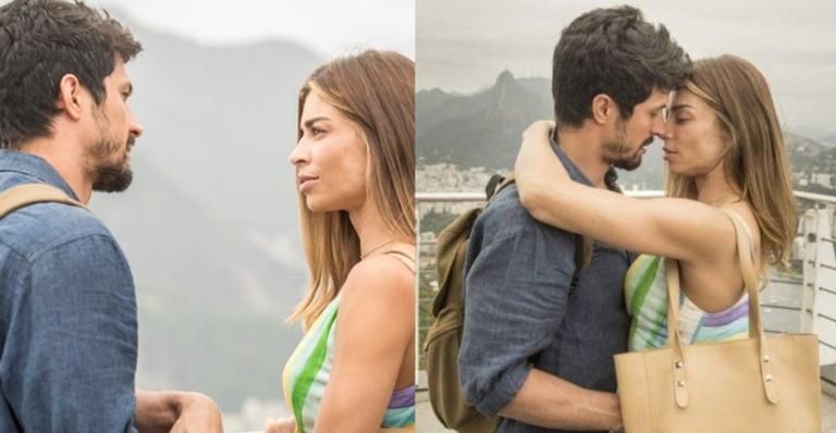 ‘Bom Sucesso:’ Paloma e Marcos trocam beijo no Pão do Açúcar