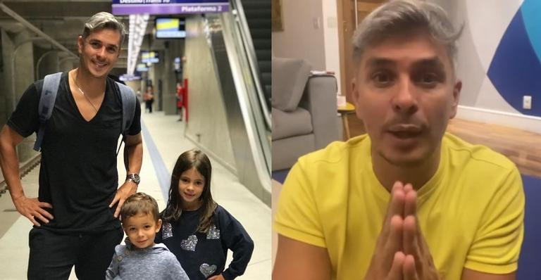 Ivan Moré fala sobre dificuldades de cuidar dos filhos sem a esposa: ”Uma loucura”