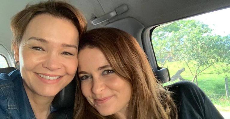 Cláudia Abreu reencontra Julia Lemmertz em gravação de seus novos trabalhos: “Minha irmã”