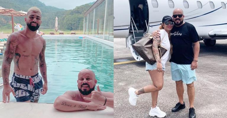 Após boatos de gravidez, Gabigol e Rafaella Santos vão de jatinho particular para Mangaratiba relaxar