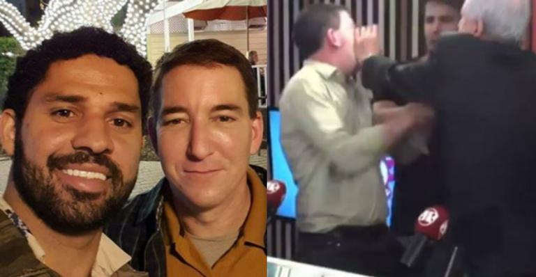 Jornalista agride Glenn Greenwald ao vivo após discussão no Pânico