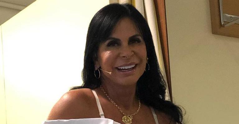 Gretchen sua a camisa e mostra rotina fitness agitada: ”Sem esforço, nada se consegue”