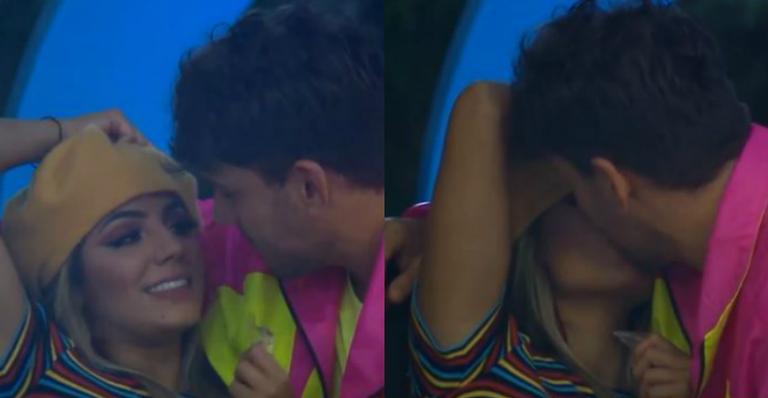 A Fazenda 11: Entre idas e vindas, Hariany e Lucas trocam beijos quentes em noite de festa
