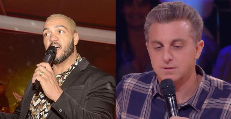 Luciano Huck passa por saia justa ao ligar para Belo durante o ‘Caldeirão’