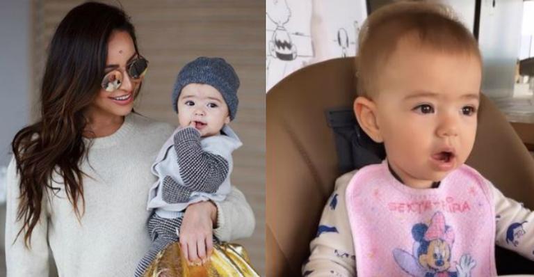 Sabrina Sato se diverte ao flagrar Zoe falando sua primeiras palavras: ”Já sabe russo”