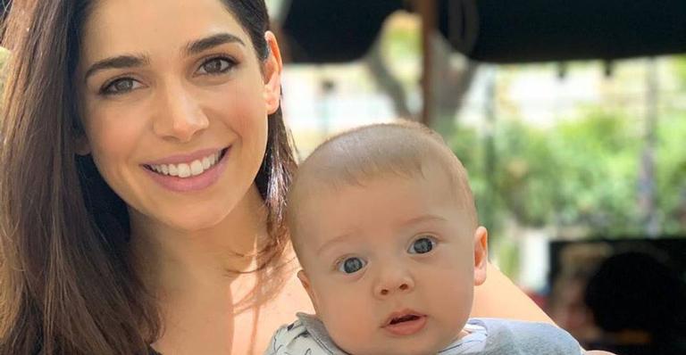 Sabrina Petraglia surge em momento lindo com o filho, Gael, e enche a web de fofura