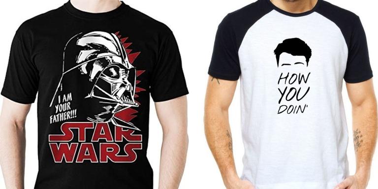 7 camisetas que todo amante de filmes e séries vai desejar ter
