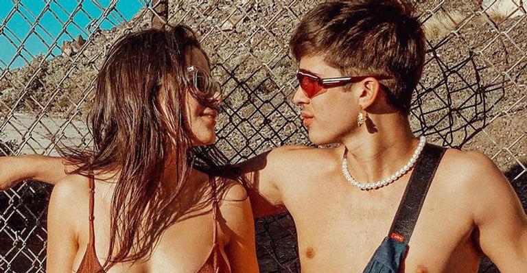 João Guilherme tatua o próprio pé e se diverte com desafio: ”Feliz”