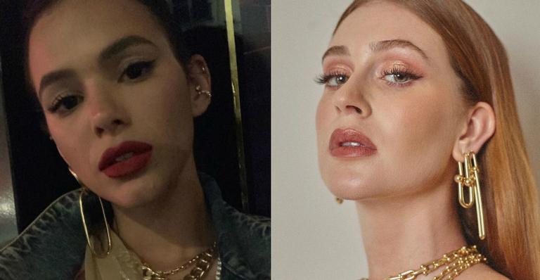 Bruna Marquezine rebate ataques de fãs de Marina Ruy Barbosa e pede: ”Já deu”