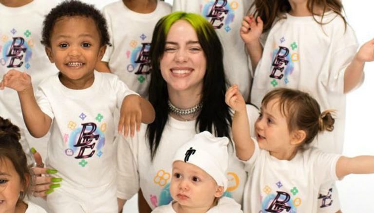 Billie Eilish anuncia marca de roupas infantis com o vídeo mais fofo que você vai ver hoje!