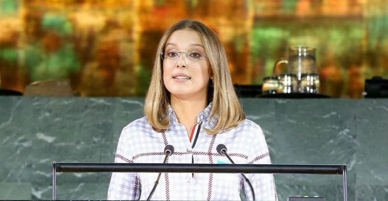 Aos 15 anos, Millie Bobby Brown faz discurso antibullying em cúpula das Nações Unidas
