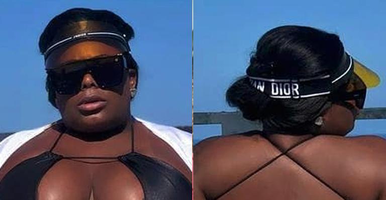 Jojo Todynho surge com maiô ousado e dispara: ”A beleza começa quando você decide ser você mesma”