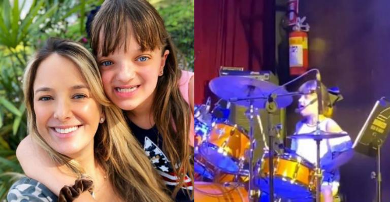 Ticiane Pinheiro grava apresentação musical de Rafaella Justus e comove fãs: ”Encheu de orgulho”