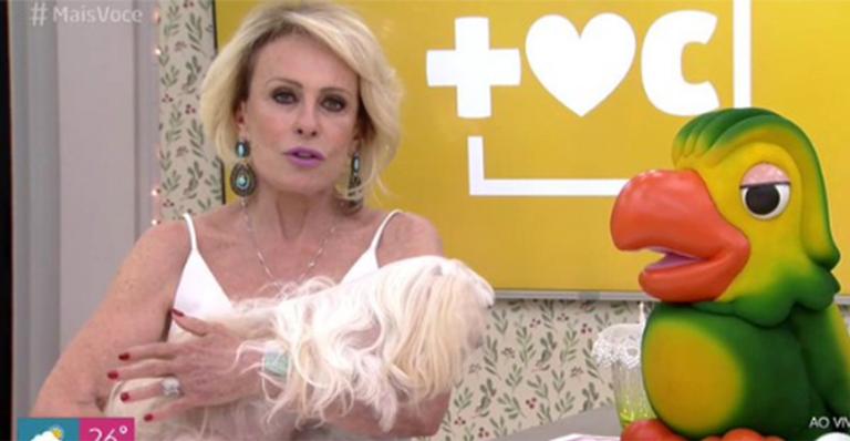 Ana Maria Braga chora ao contar drama com sua cachorrinha