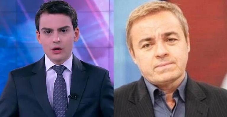 Ao vivo, Dudu Camargo descobre que foi bloqueado por Gugu Liberato e passa por saia justa