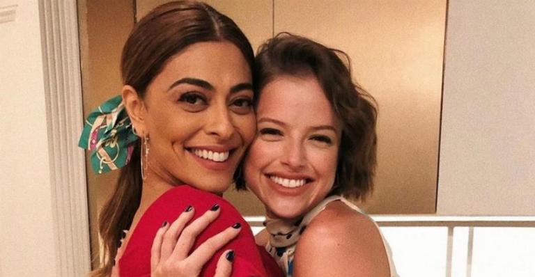 No último dia de novela, Juliana Paes se derrete por Agatha Moreira: ”Que orgulho”