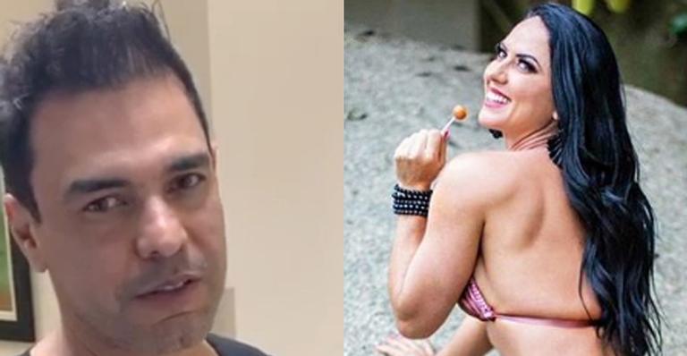 Zezé di Camargo deixa comentário ousado em foto provocante de sua noiva