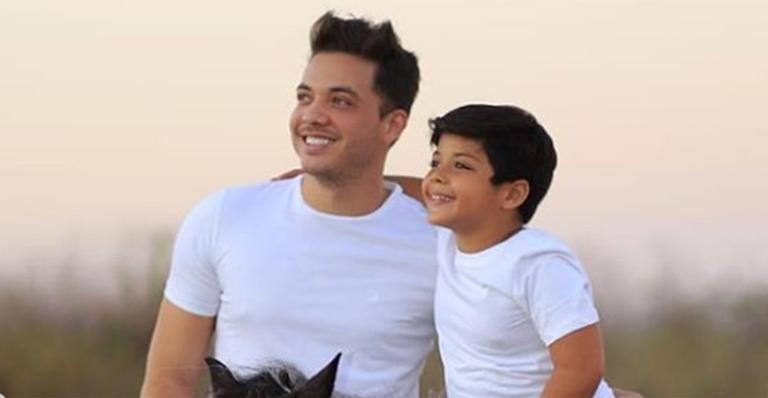 Wesley Safadão encanta ao se declarar para o filho, Yhudy, da relação com Mileide Mihaile
