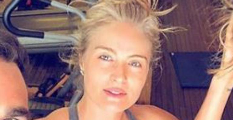 Aos 45 anos, Angélica pega firme na aula de pilates e impressiona fãs com ótima forma