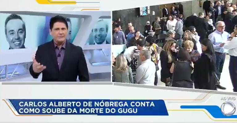 Carlos Alberto de Nóbrega chora em programa de TV ao falar de perda tripla: ”Eu sou velho”