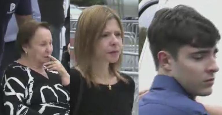 Família de Gugu Liberato chega muito emocionada ao velório do apresentador