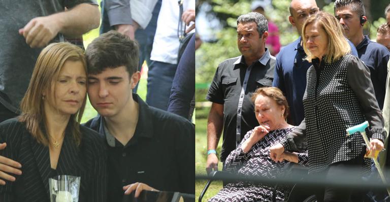 Corpo de Gugu Liberato é sepultado sob aplausos e homenagens dos fãs