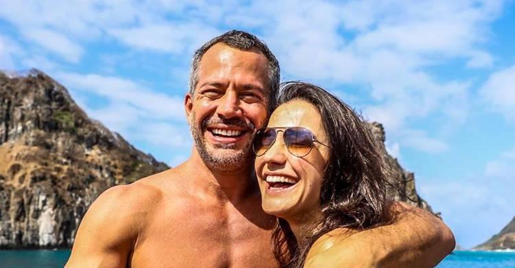 Em férias nos EUA, Malvino Salvador e a esposa se divertem esquiando: ‘Será que alguém tá com frio?’