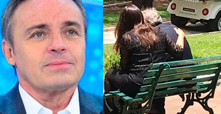Irmão de Gugu Liberato se emociona e passa mal durante sepultamento do apresentador