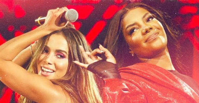 Ludmilla retira Anitta de música em show e dispara: ”Não me faço de melhor do mundo”