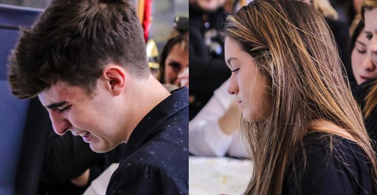 O último momento de Gugu Liberato com os três filhos
