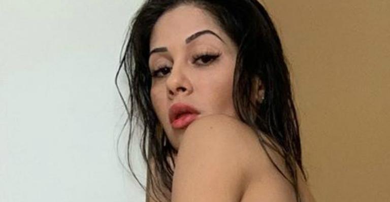 Ex-BBB Mayra Cardi posa só de lingerie e magreza impressiona: ”Coma de verdade, mulher”